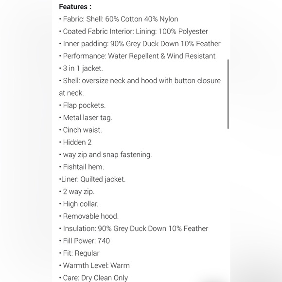 NWT Woolrich John Rich & Bros. Long Military Eskimo 3-in-1 Jacket - Picture 15 of 16